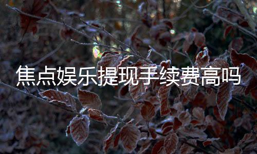 焦点娱乐提现手续费高吗?资深玩家解析费用详情与应对技巧