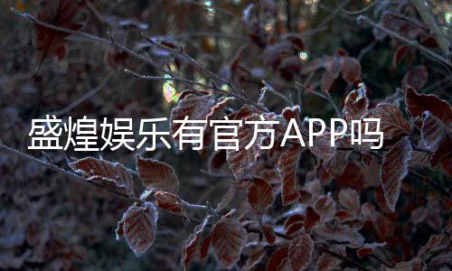 盛煌娱乐有官方APP吗?一文详解下载与使用指南