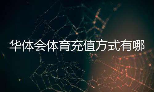 华体会体育充值方式有哪些？支付宝、微信、银行卡及第三方渠道详解与充值流程安全注意事项