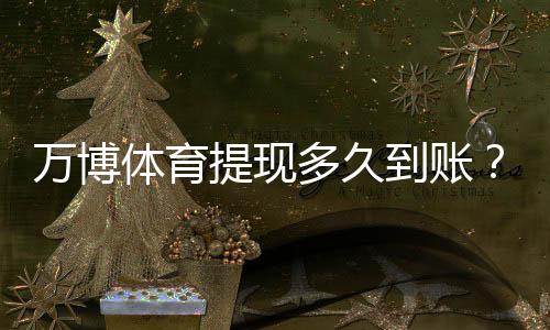 万博体育提现多久到账？提现流程、到账时效与常见延迟原因解析
