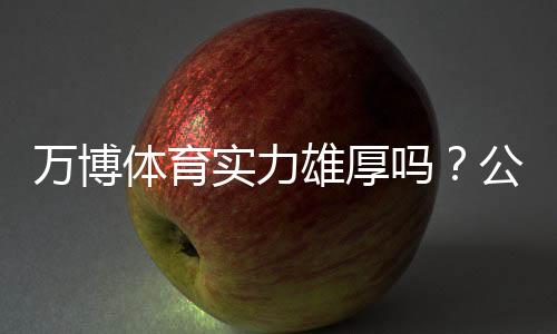万博体育实力雄厚吗?公司背景、资质、技术与用户口碑全方位解析