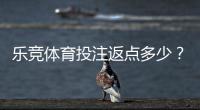 乐竞体育投注返点多少？最新返点比例、计算方法与省钱攻略