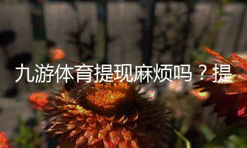 九游体育提现麻烦吗?提现流程、到账速度与常见问题详解