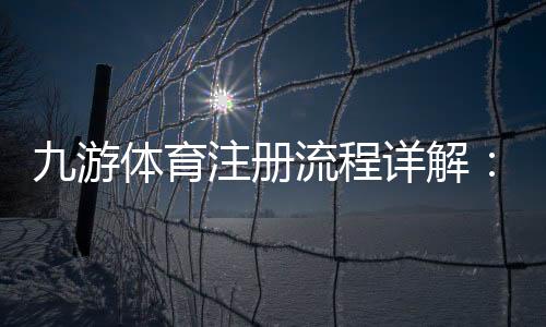 九游体育注册流程详解:新手一步步图文教学与常见问题解答