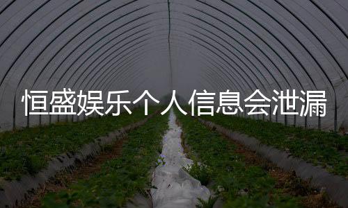 恒盛娱乐个人信息会泄漏吗？深度解析平台安全性与防护措施