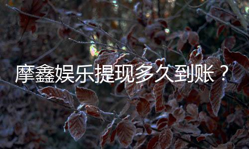 摩鑫娱乐提现多久到账?3分钟到账技巧与注意事项全解析