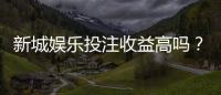 新城娱乐投注收益高吗？深度解析高回报玩法与实战策略