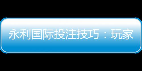 永利国际投注技巧：玩家必知的小窍门