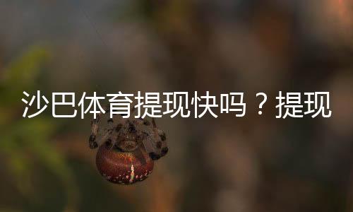 沙巴体育提现快吗？提现流程、到账速度与常见问题全解析