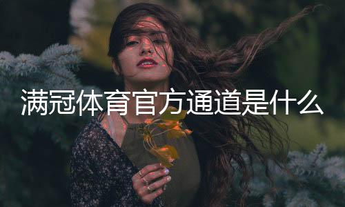 满冠体育官方通道是什么？官方入口、登录方法与安全验证完整教程