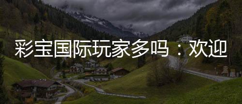 彩宝国际玩家多吗：欢迎探讨投注经验