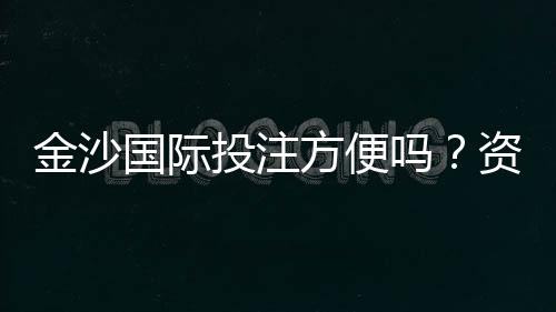 金沙国际投注方便吗?资深玩家分享真实体验与技巧