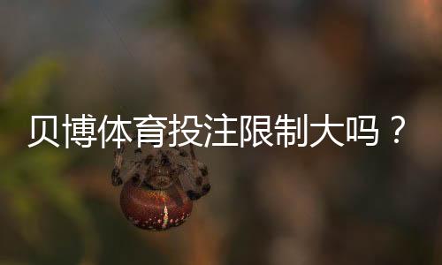 贝博体育投注限制大吗？官方限额、地区与账户限制详解与合规应对