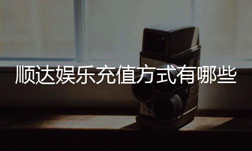 顺达娱乐充值方式有哪些?详解各种充值渠道及操作步骤