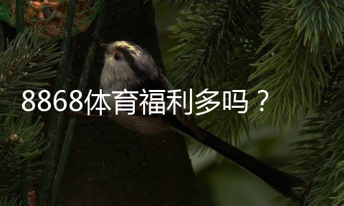 8868体育福利多吗?真实评测与注册优惠、返水与活动全解析