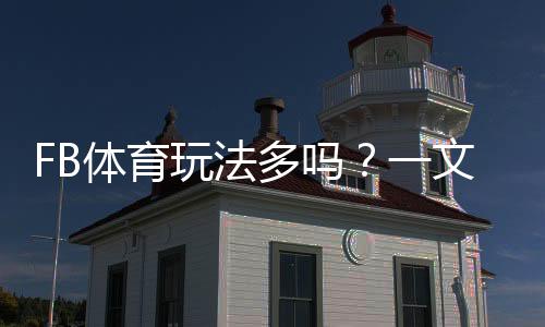 FB体育玩法多吗?一文看懂玩法种类与新手投注攻略