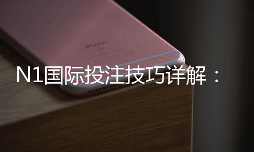 N1国际投注技巧详解：新手必看策略、盘口解读与风险控制