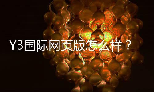 Y3国际网页版怎么样?真实评测:安全性、功能与注册使用全解析