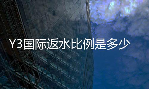 Y3国际返水比例是多少？最新返佣比例详解与计算方法
